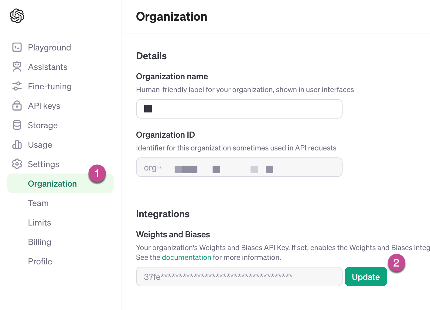 OpenAI API key